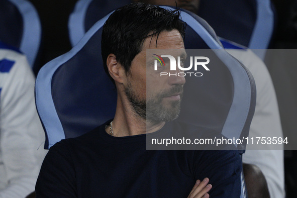 Vitor Bruno, head coach of FC Porto, looks on during the UEFA Europa League 2024/25 League Phase MD4 match between S.S. Lazio and FC Porto a...