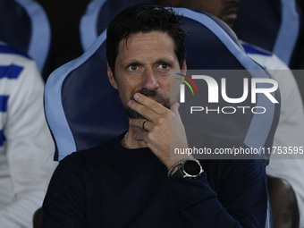 Vitor Bruno, head coach of FC Porto, looks on during the UEFA Europa League 2024/25 League Phase MD4 match between S.S. Lazio and FC Porto a...