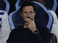 Vitor Bruno, head coach of FC Porto, looks on during the UEFA Europa League 2024/25 League Phase MD4 match between S.S. Lazio and FC Porto a...