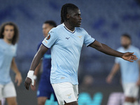 Loum Tchaouna of S.S. Lazio reacts during the UEFA Europa League 2024/25 League Phase MD4 match between S.S. Lazio and FC Porto at Stadio Ol...