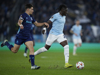 Loum Tchaouna of S.S. Lazio is in action during the UEFA Europa League 2024/25 League Phase MD4 match between S.S. Lazio and FC Porto at Sta...