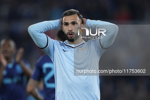 Valentin Castellanos of S.S. Lazio regrets during the UEFA Europa League 2024/25 League Phase MD4 match between S.S. Lazio and FC Porto at S...