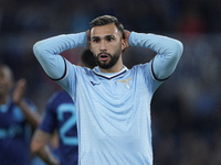 Valentin Castellanos of S.S. Lazio regrets during the UEFA Europa League 2024/25 League Phase MD4 match between S.S. Lazio and FC Porto at S...