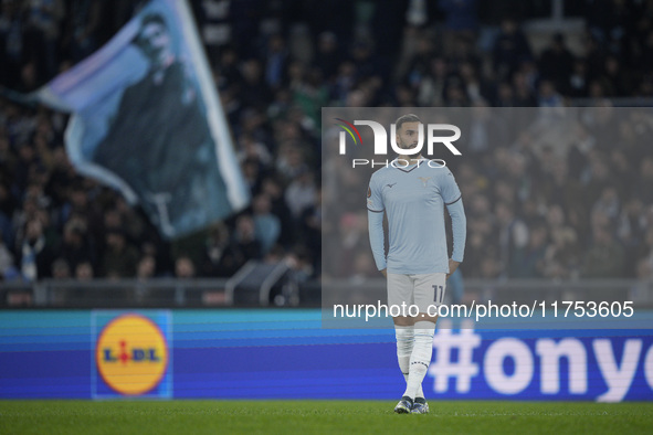 Valentin Castellanos of S.S. Lazio looks on during the UEFA Europa League 2024/25 League Phase MD4 match between S.S. Lazio and FC Porto at...