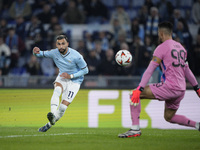 Valentin Castellanos of S.S. Lazio is in action during the UEFA Europa League 2024/25 League Phase MD4 match between S.S. Lazio and FC Porto...