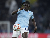 Loum Tchaouna of S.S. Lazio is in action during the UEFA Europa League 2024/25 League Phase MD4 match between S.S. Lazio and FC Porto at Sta...