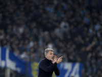 Marco Baroni, head coach of S.S. Lazio, reacts during the UEFA Europa League 2024/25 League Phase MD4 match between S.S. Lazio and FC Porto...