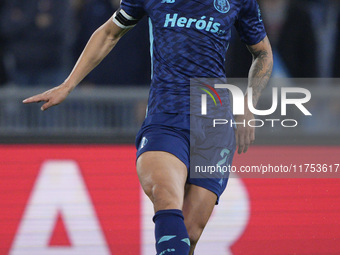 Nehuen Perez of FC Porto is in action during the UEFA Europa League 2024/25 League Phase MD4 match between S.S. Lazio and FC Porto at Stadio...