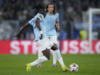 Loum Tchaouna of S.S. Lazio is in action during the UEFA Europa League 2024/25 League Phase MD4 match between S.S. Lazio and FC Porto at Sta...