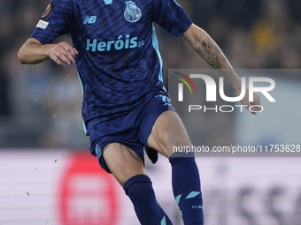 Fabio Vieira of FC Porto is in action during the UEFA Europa League 2024/25 League Phase MD4 match between S.S. Lazio and FC Porto at Stadio...