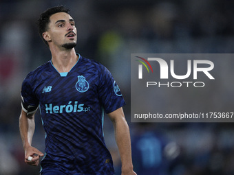 Eustaquio of FC Porto celebrates after scoring a goal during the UEFA Europa League 2024/25 League Phase MD4 match between S.S. Lazio and FC...