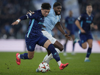 Pepe of FC Porto competes for the ball with Nuno Albertino Varela Tavares of S.S. Lazio during the UEFA Europa League 2024/25 League Phase M...