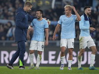 Pedro of S.S. Lazio celebrates the victory of the UEFA Europa League 2024/25 League Phase MD4 match between S.S. Lazio and FC Porto at Stadi...