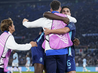 Eustaquio of FC Porto celebrates after scoring a goal with his teammates during the UEFA Europa League 2024/25 League Phase MD4 match betwee...