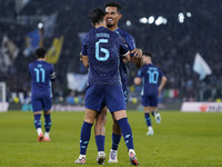 Eustaquio of FC Porto celebrates after scoring a goal with his teammates during the UEFA Europa League 2024/25 League Phase MD4 match betwee...