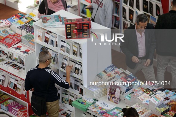 The 27th edition of the Algiers International Book Fair takes place in Algiers, Algeria, on November 8, 2024, under the slogan ''We read to...