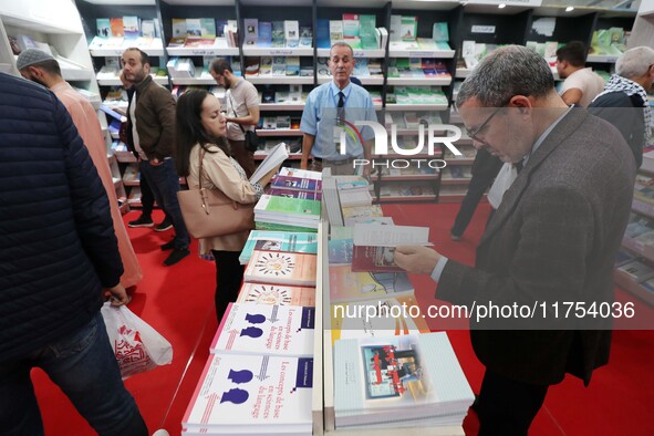 The 27th edition of the Algiers International Book Fair takes place in Algiers, Algeria, on November 8, 2024, under the slogan ''We read to...