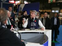 France's former Socialist Party economy minister Arnaud Montebourg participates in the 12th edition of the ''Made In France'' fair in Paris,...