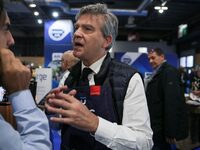 France's former Socialist Party economy minister Arnaud Montebourg participates in the 12th edition of the ''Made In France'' fair in Paris,...