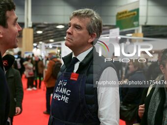 France's former Socialist Party economy minister Arnaud Montebourg participates in the 12th edition of the ''Made In France'' fair in Paris,...