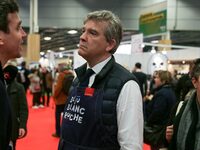 France's former Socialist Party economy minister Arnaud Montebourg participates in the 12th edition of the ''Made In France'' fair in Paris,...