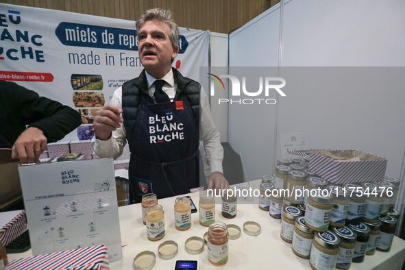 France's former Socialist Party economy minister Arnaud Montebourg participates in the 12th edition of the ''Made In France'' fair in Paris,...