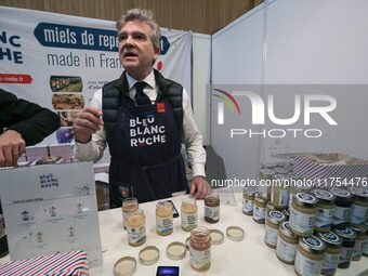 France's former Socialist Party economy minister Arnaud Montebourg participates in the 12th edition of the ''Made In France'' fair in Paris,...