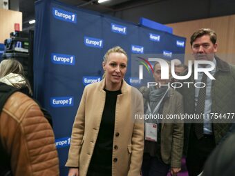 Right-wing European Conservatives and Reformists (ECR) MEP Marion Marechal visits the 12th edition of the ''Made In France'' fair in Paris,...