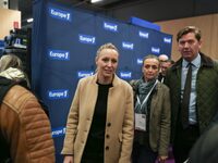 Right-wing European Conservatives and Reformists (ECR) MEP Marion Marechal visits the 12th edition of the ''Made In France'' fair in Paris,...