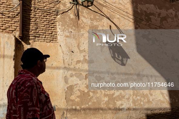 Medina of Tozeur (Ouled El Hadef) is seen in Tozeur, central Tunisia on October 28, 2024. 