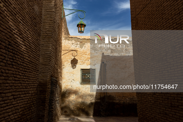 Medina of Tozeur (Ouled El Hadef) is seen in Tozeur, central Tunisia on October 28, 2024. 