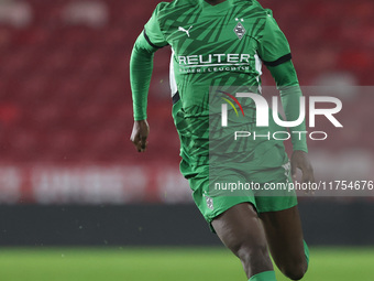 Dillon Berko of Borussia Monchengladbach participates in the Premier League International Cup match between Middlesbrough Under 21s and Boru...