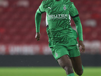 Dillon Berko of Borussia Monchengladbach participates in the Premier League International Cup match between Middlesbrough Under 21s and Boru...