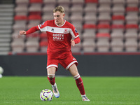 Charlie Lennon of Middlesbrough participates in the Premier League International Cup match between Middlesbrough Under 21s and Borussia Monc...