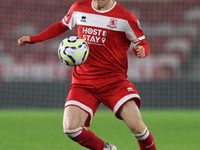 Charlie Lennon of Middlesbrough participates in the Premier League International Cup match between Middlesbrough Under 21s and Borussia Monc...