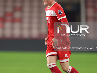 Charlie Lennon of Middlesbrough participates in the Premier League International Cup match between Middlesbrough Under 21s and Borussia Monc...