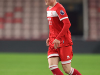 Charlie Lennon of Middlesbrough participates in the Premier League International Cup match between Middlesbrough Under 21s and Borussia Monc...