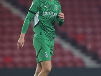 Jonathan Foss of Borussia Monchengladbach participates in the Premier League International Cup match between Middlesbrough Under 21s and Bor...