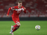 Charlie Lennon of Middlesbrough plays during the Premier League International Cup match between Middlesbrough Under 21s and Borussia Monchen...