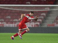 George McCormick of Middlesbrough plays during the Premier League International Cup match between Middlesbrough Under 21s and Borussia Monch...