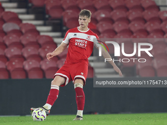 Hartley Hunt of Middlesbrough participates in the Premier League International Cup match between Middlesbrough Under 21s and Borussia Monche...