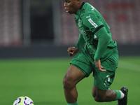 Joshua Uwakhonye of Borussia Monchengladbach plays during the Premier League International Cup match between Middlesbrough Under 21s and Bor...