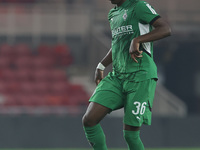 Winsley Boteli of Borussia Monchengladbach is in action during the Premier League International Cup match between Middlesbrough Under 21s an...