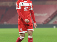 Nathan Simpson of Middlesbrough participates in the Premier League International Cup match between Middlesbrough Under 21s and Borussia Monc...