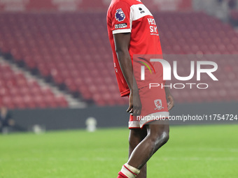 George Gitau of Middlesbrough participates in the Premier League International Cup match between Middlesbrough Under 21s and Borussia Monche...