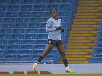 Khadija Shaw #21 of Manchester City W.F.C. celebrates her goal during the Barclays FA Women's Super League match between Manchester City and...