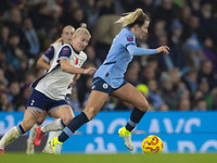 Lauren Hemp #11 of Manchester City W.F.C. is in action during the Barclays FA Women's Super League match between Manchester City and Tottenh...