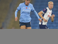 During the Barclays FA Women's Super League match between Manchester City and Tottenham Hotspur at the Etihad Stadium in Manchester, England...