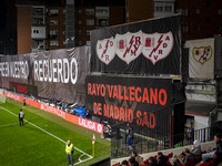 A general view of the stadium before the La Liga EA Sports 2024/25 football match between Rayo Vallecano and UD Las Palmas at Estadio de Val...