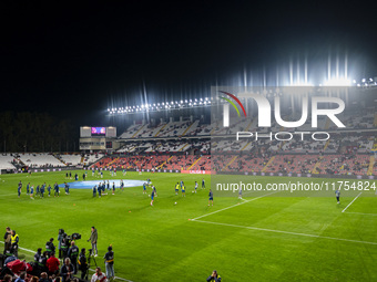 A general view of the stadium before the La Liga EA Sports 2024/25 football match between Rayo Vallecano and UD Las Palmas at Estadio de Val...